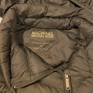 Michael Kors packable down coat